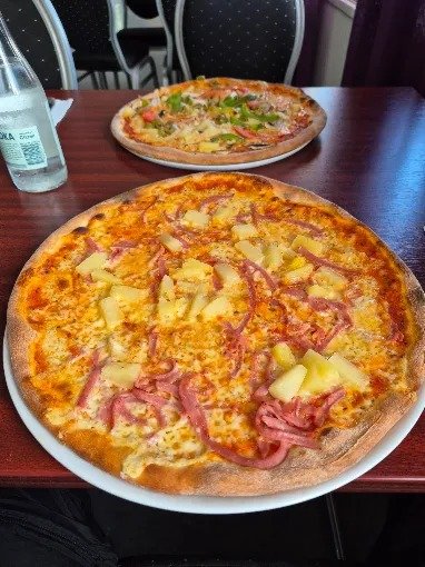 Nygräddad pizza hos La Prima